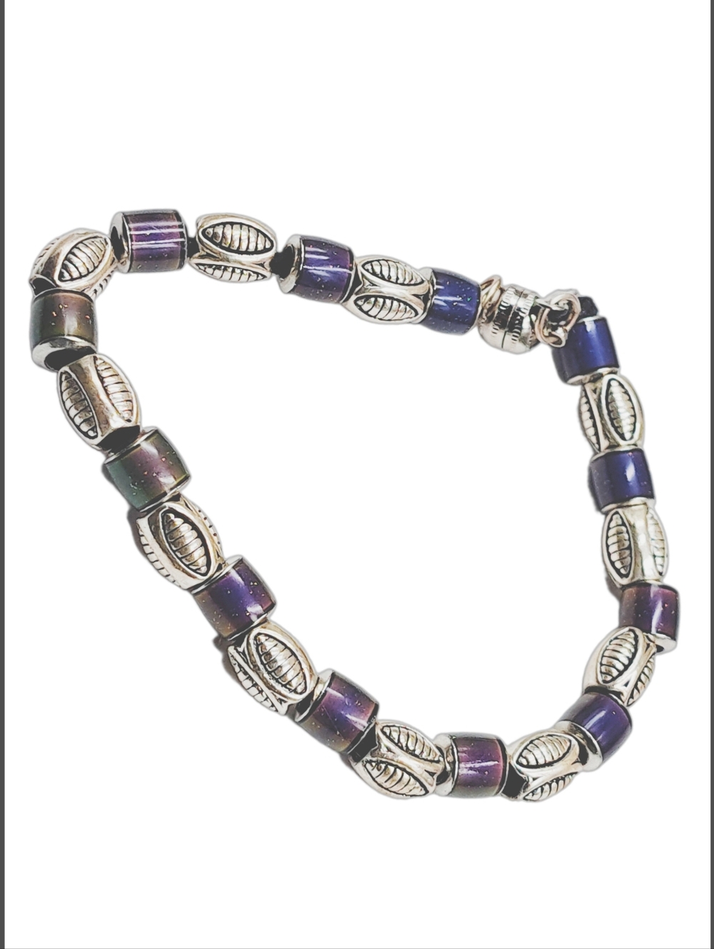 Color Changing Stones Magnetic Bracelet with Magnetic Lock NWOT